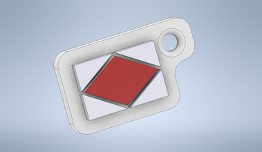 catena chiave del codice internazionale per la bandiera lettera f keychain lettere numero 3d print model - Mito3D