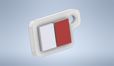 key-chain-international-code-flag Buchstaben h ein keychain flag international code Briefe Anzahl 3d print model - Mito3D