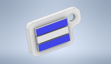 catena chiave del codice internazionale per la bandiera della lettera j keychain lettere numero 3d print model - Mito3D