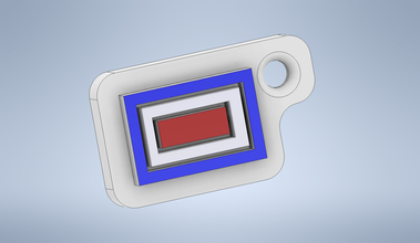 la chaîne de clé code international drapeau lettre w un trousseau clés le des lettres les numéros 3d print model - Mito3D