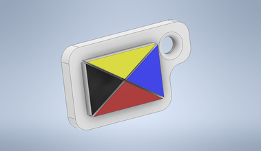 la chaîne de clé code international drapeau lettre z un trousseau clés le des lettres les numéros 3d print model - Mito3D