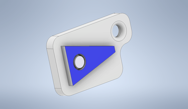 catena chiave del codice internazionale per la bandiera numero 2 lettere ker keychain 3d print model - Mito3D