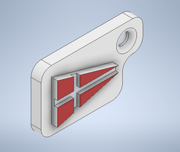 clé chaîne international code drapeau nombre 4 3d impression modèle in porte clés 3dexport lettres 3d print model - Mito3D