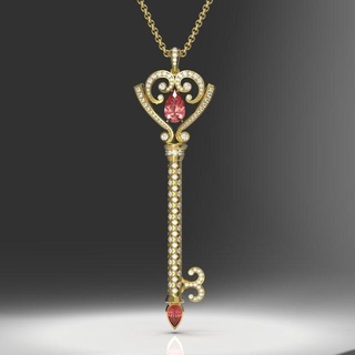 clé pendentif pendentifs bague or diamond ring bijoux printing model imprimable gemme gemmes wedding engagement fashion key 3d print model - Mito3D