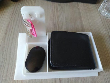 Schlüssel Brieftasche Stand Nachttisch Kette Airpods 3d print model - Mito3D
