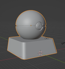 tecla pokemon pelota 3d impresión modelo in 3dexport teclas 3d print model - Mito3D