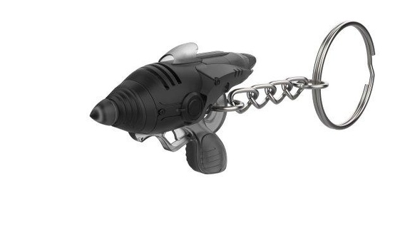 keychain - alien blaster fallout printable stl files keychains 3d digital toy diy cannon cosplay video game pulse pistol energy 3d print model - Mito3D