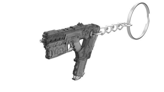 Schlüsselbund Generator Apex druckbar stl Dateien Schlüsselanhänger Digital 3d Modell Cosplay Kunst DIY Waffe Pistole Video Spiel Legenden 3d print model - Mito3D