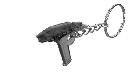 chaveiro phaser Estrela caminhada imprimível stl arquivos chaveiros 3d digital modelo faça arma pistola vídeo jogos presente 3d print model - Mito3D