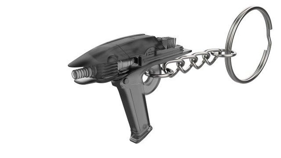 keychain - darkness phaser star trek printable stl files keychains 3d digital model diy weapon pistol video game gift beyond type 3d print model - Mito3D