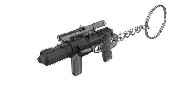 keychain - ee-4 carbine rifle star wars printable stl files keychains 3d digital model diy weapon pistol video game gift ee4 ee blaster 3d print model - Mito3D