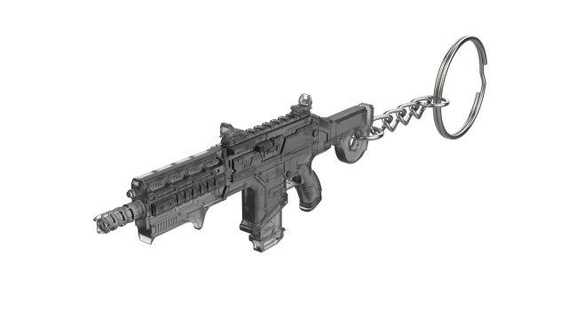Schlüsselbund Schierling Apex druckbar stl Dateien Schlüsselanhänger Digital Cosplay Kunst Waffe Pistole Video Legenden 3d print model - Mito3D