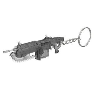keychain - lancer gears war printable stl files cosplay craft hobby diy art weapon pistol video game rifle marcus 3d print model - Mito3D