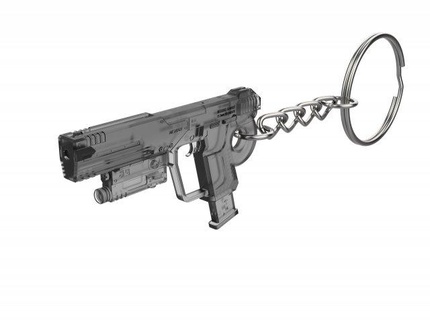 keychain - m6c socom halo printable stl files keychains 3d digital model print cosplay diy weapon pistol odst master chief m6s m6 3d print model - Mito3D