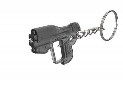 porte clés m6g magnum Halo imprimable stl dossiers 3d numérique modèle cosplay DIY arme pistolet vidéo Jeu m6 anniversaire Maître chef 3d print model - Mito3D