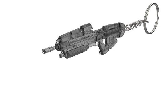porte clés ma40 agression canon Halo imprimable stl dossiers 3d numérique modèle cosplay DIY arme vidéo Jeu 40 bataille fusil Maître chef 3d print model - Mito3D