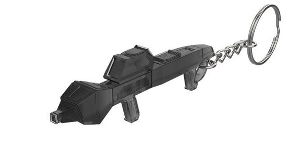 porte clés génération type 3 phaseur fusil étoile randonnée imprimable stl dossiers 3d numérique modèle DIY arme pistolet vidéo cadeau Starfleet blaster 3d print model - Mito3D