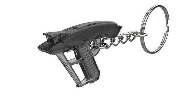 porte clés Picard phaseur étoile randonnée imprimable stl dossiers 3d numérique modèle DIY arme pistolet vidéo cadeau Starfleet blaster 3d print model - Mito3D