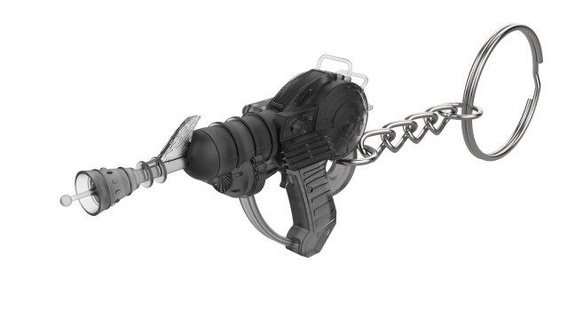 Schlüsselbund Strahl Blaster Kabeljau druckbar stl Dateien Schlüsselanhänger 3d Digital Modell Cosplay DIY Waffe Pistole Video Spiel Anruf Pflicht Zombie 3d print model - Mito3D