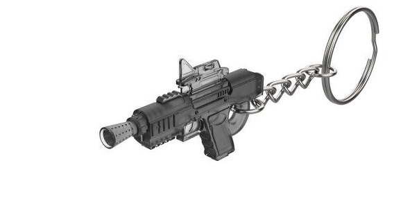 keychain - se-44c blaster star wars printable stl files keychains 3d digital model diy weapon pistol video game gift se 44c 44 se44 3d print model - Mito3D