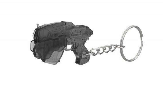 keychain - snub pistol gears war printable stl files cosplay craft hobby diy art weapon video game rifle lancer marcus 3d print model - Mito3D