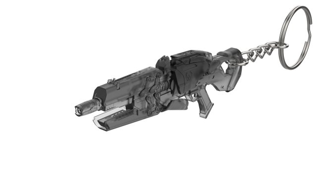 llavero hacedor viudas original piel francotirador rifle Supervisión imprimible stl archivos llaveros 3d digital modelo bricolaje diy arma pistola vídeo juego regalo viuda 3D print model - Mito3D