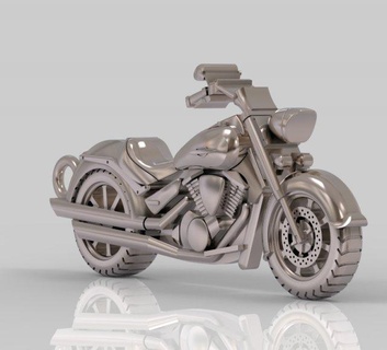 keychain boliward pendants stylishgift goldkeychain bikergift bike motorcycle 3d print model - Mito3D