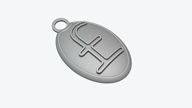 portachiavi sterlina inglese valuta soldi di cassa segno simbolo emblema token gingillo keychain i gadget 3d print model - Mito3D