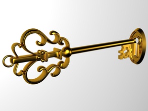 Schlüssel Dekorative souvenir 3d print model - Mito3D