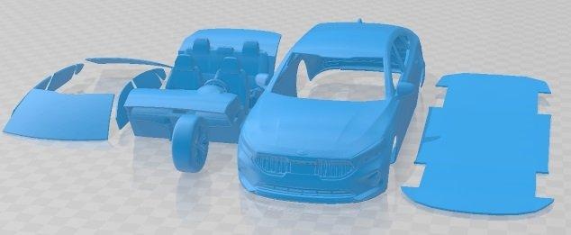 kia Kadenz 2020 druckbar Wagen Automobil Slot scalextric tamiya rc miniz Hobby Mikro Druckguss 3d print model - Mito3D
