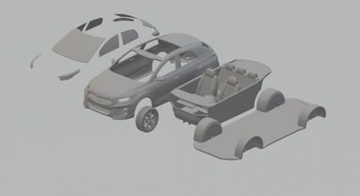 kia x ceed 2020 3d yazdır model in araç 3dexport döküm sıcak tekerlekler tren h0 187 yuva araba slotcar rc rcmodel ulaşım kamyon nakliyatçı askeri 3d print model - Mito3D
