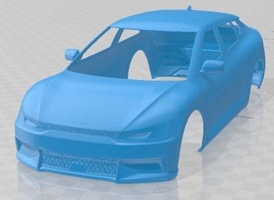 kia ev6 gt 2022 imprimível corpo carro 3d impressão modelo in automotivo 3dexport fenda escalextrico tamiya rc miniz passatempo micro 3d print model - Mito3D