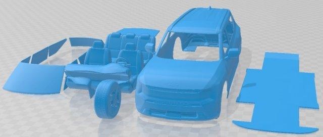 kia ev9 2023 druckbar Wagen Automobil Slot scalextric tamiya rc miniz Hobby Mikro Druckguss 3d print model - Mito3D