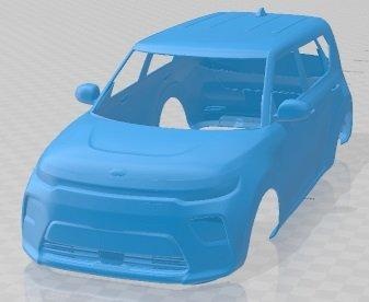 kia âme ev 2020 imprimable corps voiture automobile fente scalextric tamiya rc miniz loisir micro moulé pression 3d print model - Mito3D