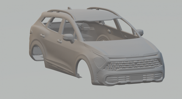 kia sportage 23 veículo diecast hotwheels slotcar quente rodas brinquedos impressão 3d print model - Mito3D