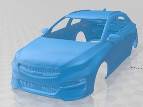kia xceed 2020 imprimible cuerpo coche vehiculo 3d impresión modelo in automotor 3dexport espacio scalextric tamiya rc miniz pasatiempo micro 3d print model - Mito3D