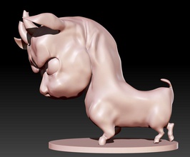 çocuk keçi hediye oyuncak çizgi film 2015 yazdırılabilir <url> basılmıştır stl zbrush güzel sevimli Hatıra heykelciği 3d print model - Mito3D