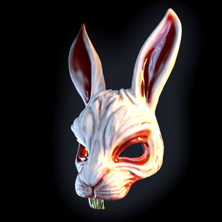 uccisore coniglio maschera 3d print model - Mito3D