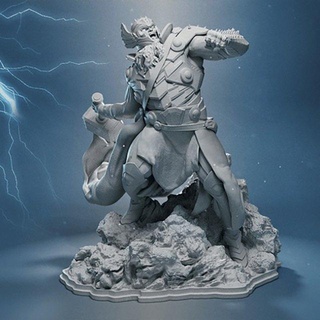 king thor figurine ready print figurines marvel god hammer superhero avenger statue sculpture loki odin minatures knight marvelcollectibles marvelcomics 3dprint 3d print model - Mito3D