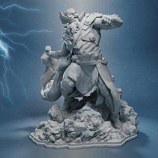 Roi Thor figurine prêt impression figurines merveille Dieu marteau super héros vengeur statue sculpture Loki odin miniatures Chevalier merveillecollectibles bandes dessinées Marvel 3dprint 3d print model - Mito3D