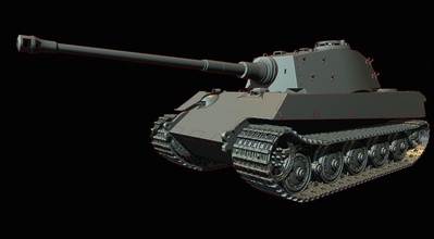 König Tiger 2 Panzer Krieg Donner Beeindruckend wows 3d Modelle Modellieren Drucken drucken Spielzeug panzerkampfwagen Waffe Militär Maschine 3d print model - Mito3D