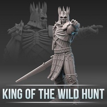 rey of salvaje cazar 3d impresión modelo in monstruos criaturas 3dexport 3d print model - Mito3D