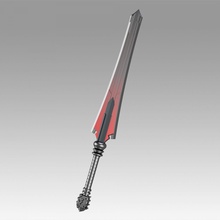 kingsglaive final fantasy xv ff15 glauca sword 3d print model in 3dexport cosplay prop replica printable hobby diy 3d print model - Mito3D
