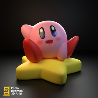 Kirby monstruos criaturas estrella kirby nintendo figura 3dprint 3d print model - Mito3D