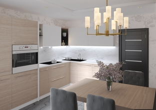 kitchen2 kitchen 3dmax obj room table interior 3d print model - Mito3D
