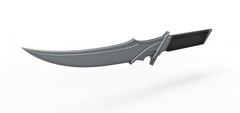 klingon dagger movie star trek into darkness 2013 startrek intodarkness weapon melee knife blade replica cosplay print printable toy 3d print model - Mito3D