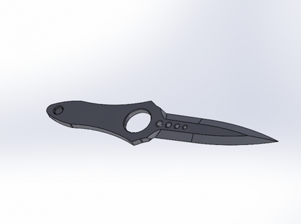 knife model-1 free game accessories knifes valorant jet printer printing 3dprint knifes-nife 3d print model - Mito3D