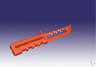knife xarnox weapon 3d print model - Mito3D