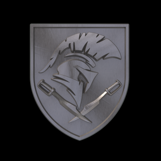 knight helmet swords shield coins badges 3d print model - Mito3D