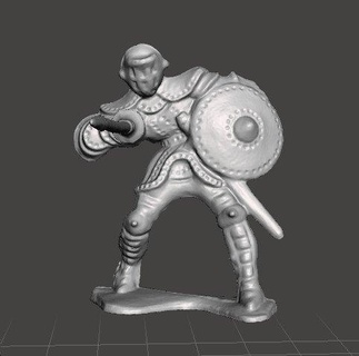 knight lance shield 54mm figure model toy 1-32 scale toys medieval lancer paladin plastic arttoy camelot armymen soldier warrior fighter hero fantasy miniature figurine dungeons-and-dragons rpg kingarthur warhammer gladiator 3d print model - Mito3D